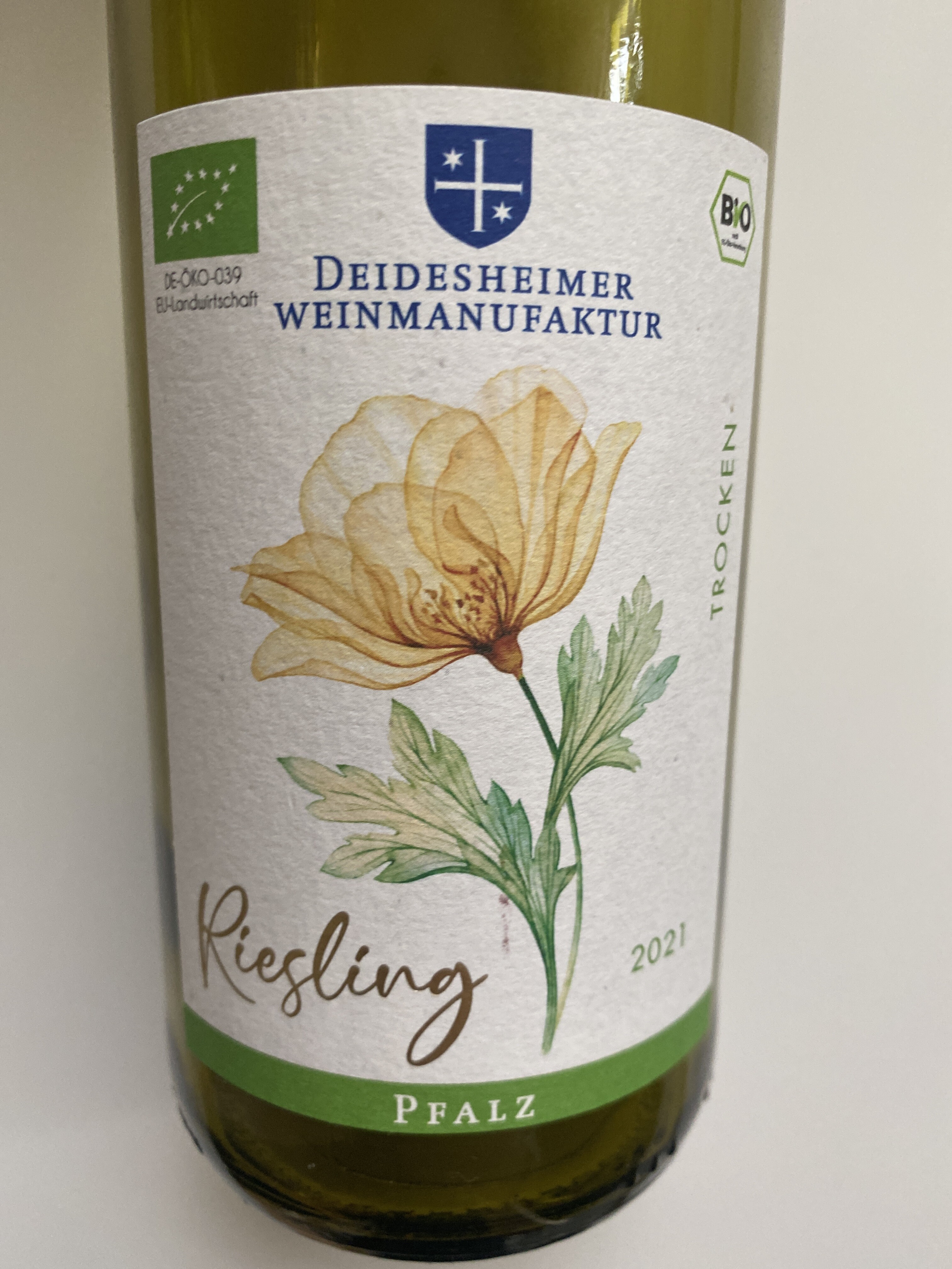 Deidesheimer Weinmanufaktur Riesling Pfalz 2021 Enostrada 